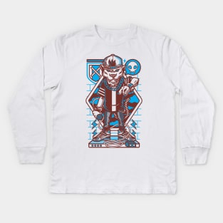 Hiphop boy Kids Long Sleeve T-Shirt